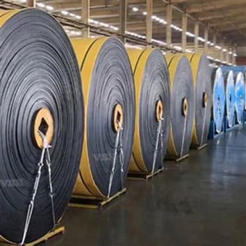 Endüstriyel kauçuk bant detayı